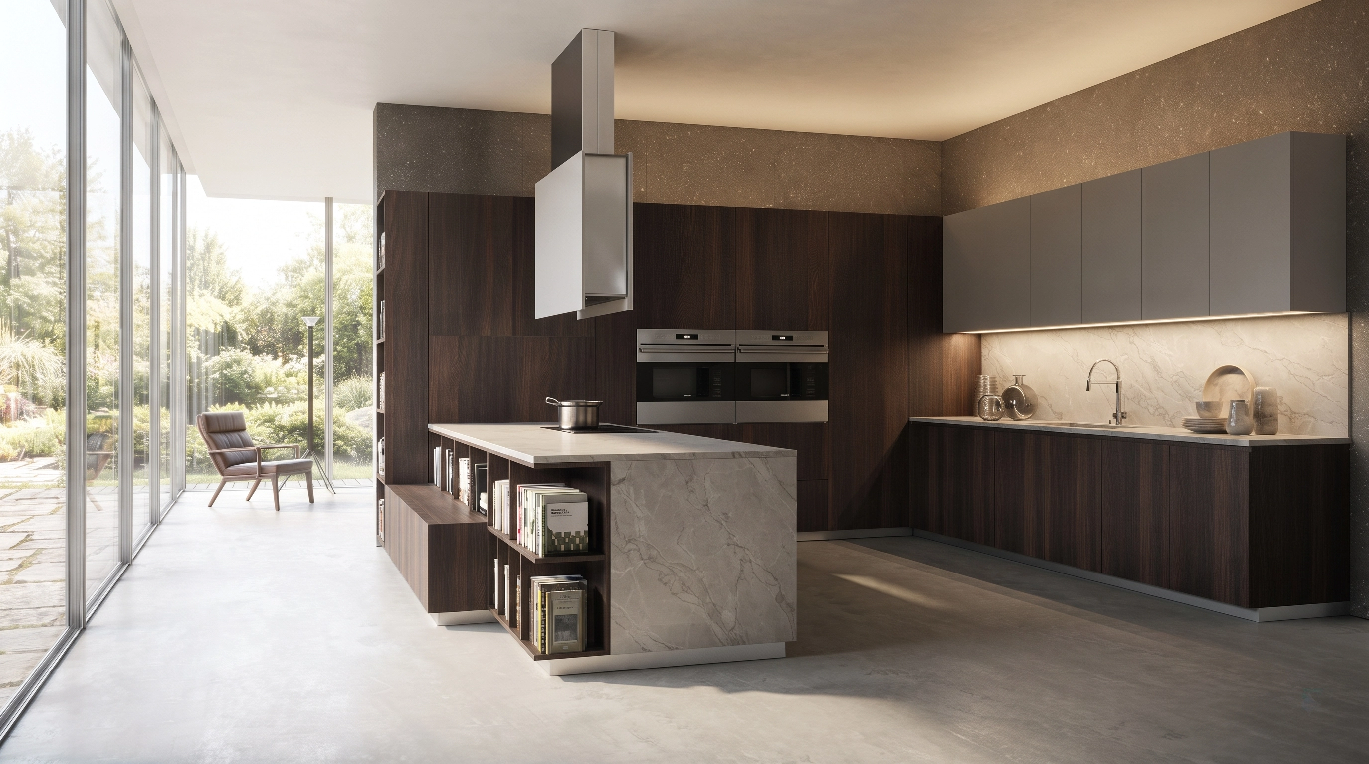 Modern kitchen with island